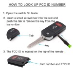 2004-2008 Mazda 6 / RX8 / 3-Button Flip Key / PN: GP7A-67-5RYB / KPU41788 (AFTERMARKET)